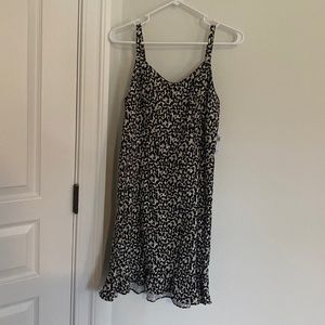 Cheetah Print Mini Dress Scrunch Back
